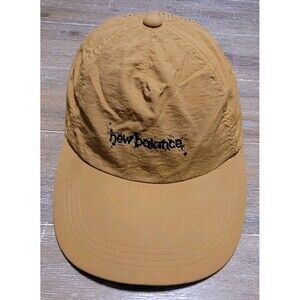 New Balance Brown Lightweight Hat Adj Cap Yoga Running Hiking Outdoors Tennis